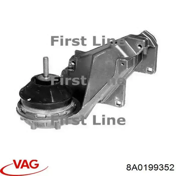 Купить 8A0199352 VAG Правая опора двигателя