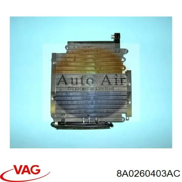 8A0260403AC VAG радиатор кондиционера