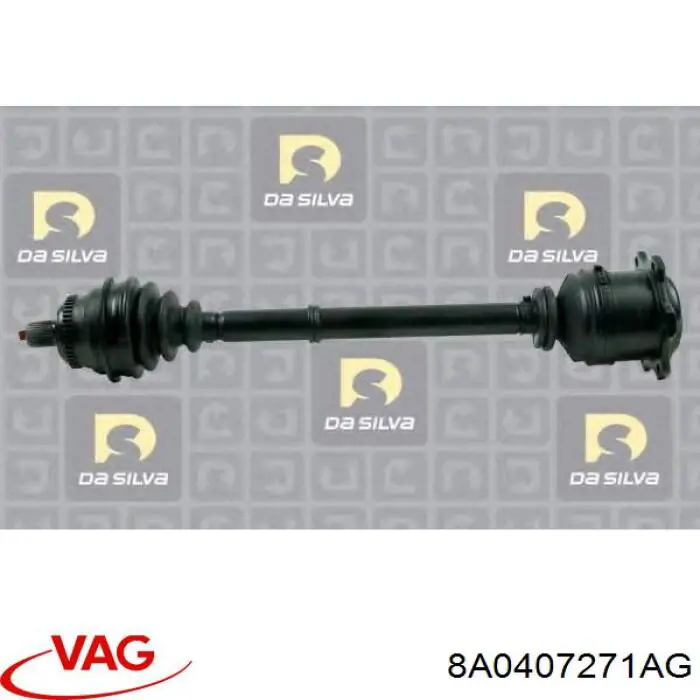 Купить 8A0407271AG VAG Привод в сборе левый