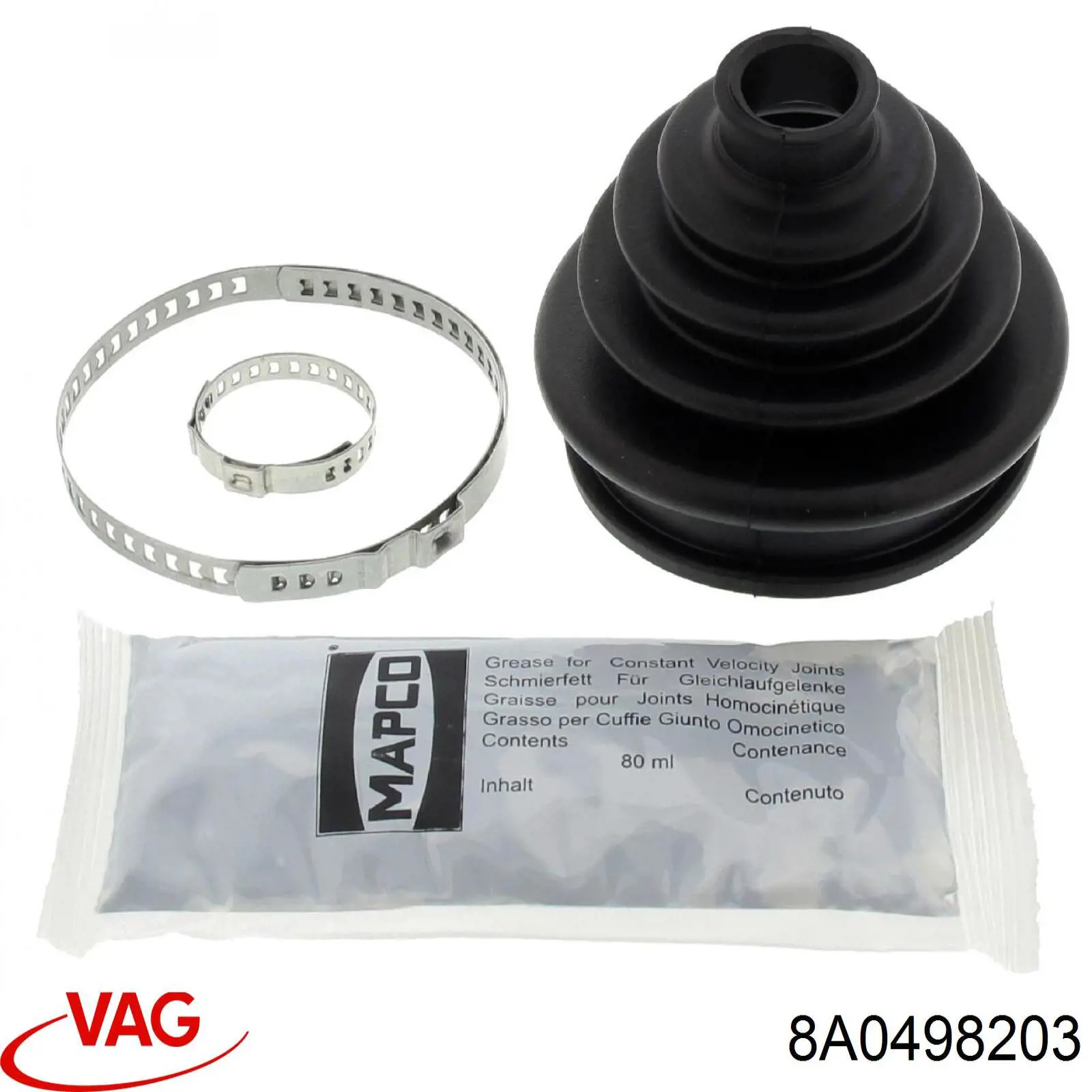 Купить 8A0498203 VAG Пыльник гранаты наружный, передний