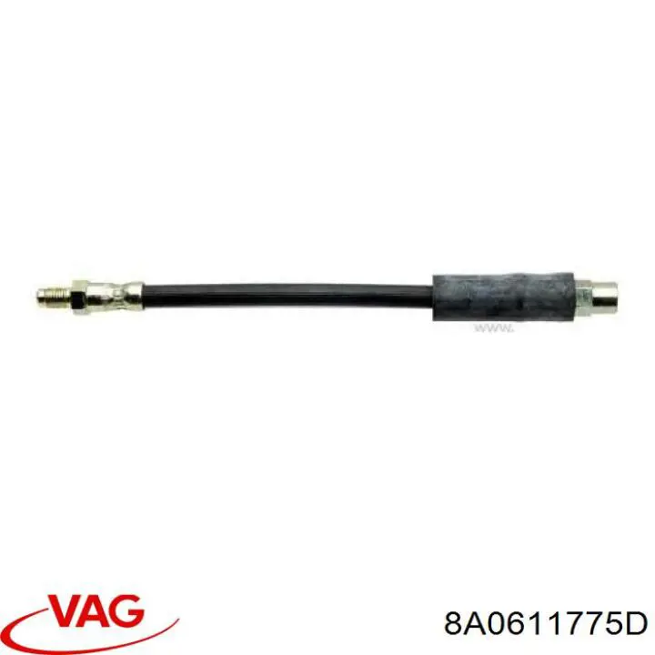 8A0611775D VAG Гибкая тормозная трубка задняя