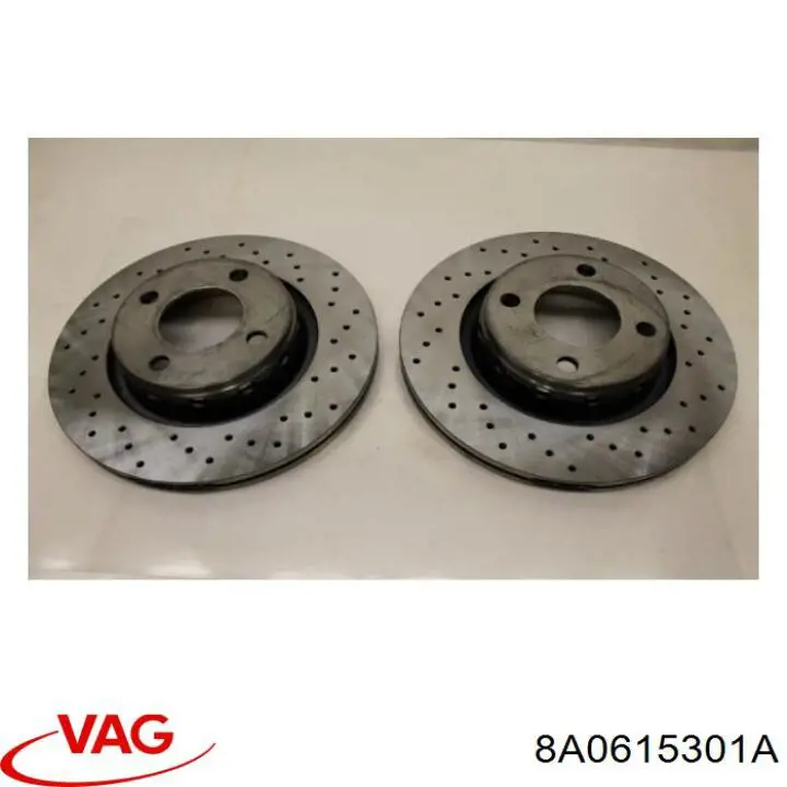 8A0615301A VAG Диск тормозной передний