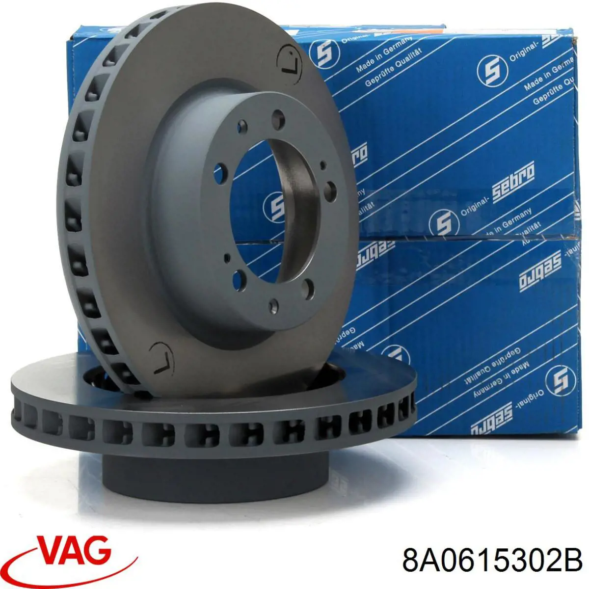 Передние тормозные диски 8A0615302B VAG