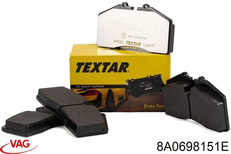 Купить 8A0698151E VAG Колодки тормозные