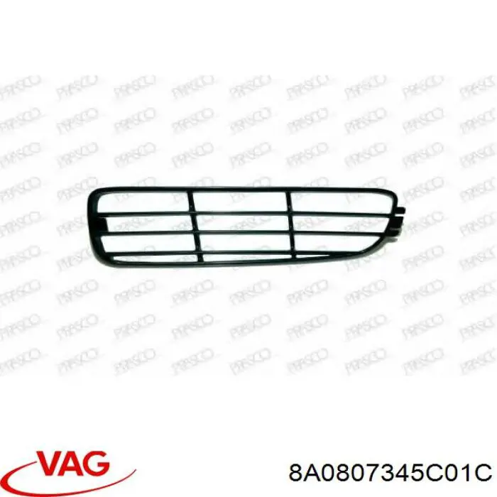 Купить 8A080734601C VAG Решетка бампера переднего левая