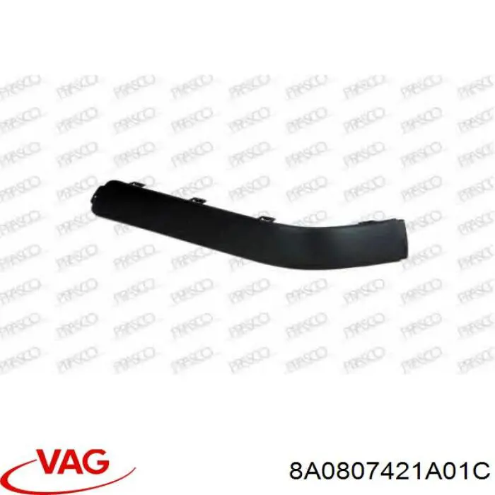 Накладка бампера заднего левая VAG 8A0807421A01C цена, от 12.49 USD