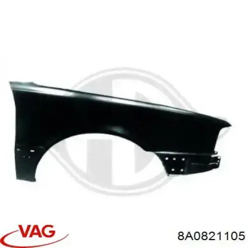 Крыло переднее левое VAG 8A0821105D цена, от 48.81 USD