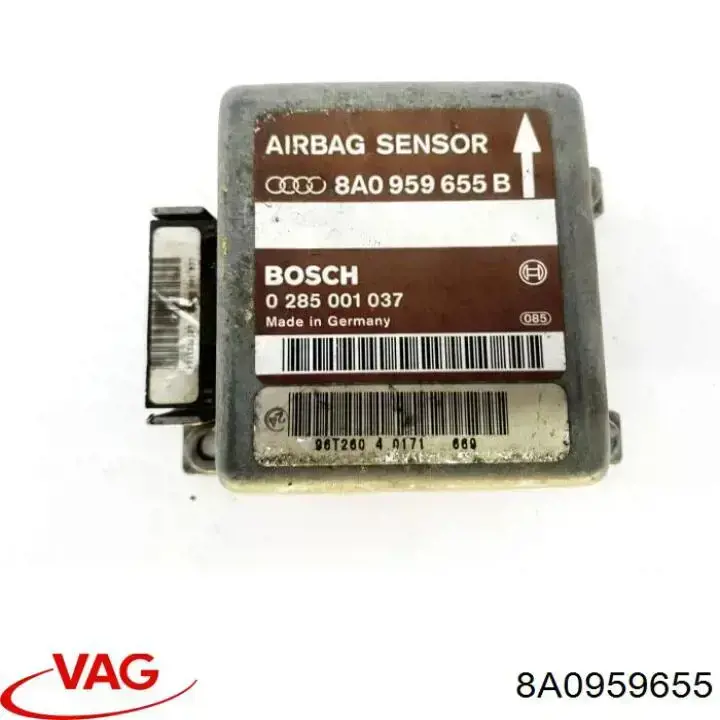 Модуль-процессор управления подушкой безопасности (ЭБУ AIRBAG) VAG 8A0959655 цена, от 6.84 USD