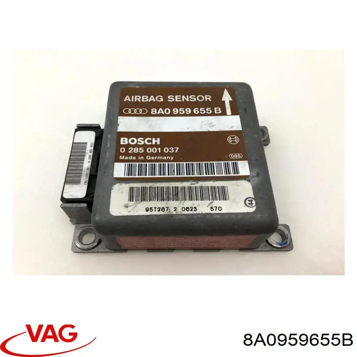 Модуль-процессор управления подушкой безопасности (ЭБУ AIRBAG) VAG 8A0959655B
