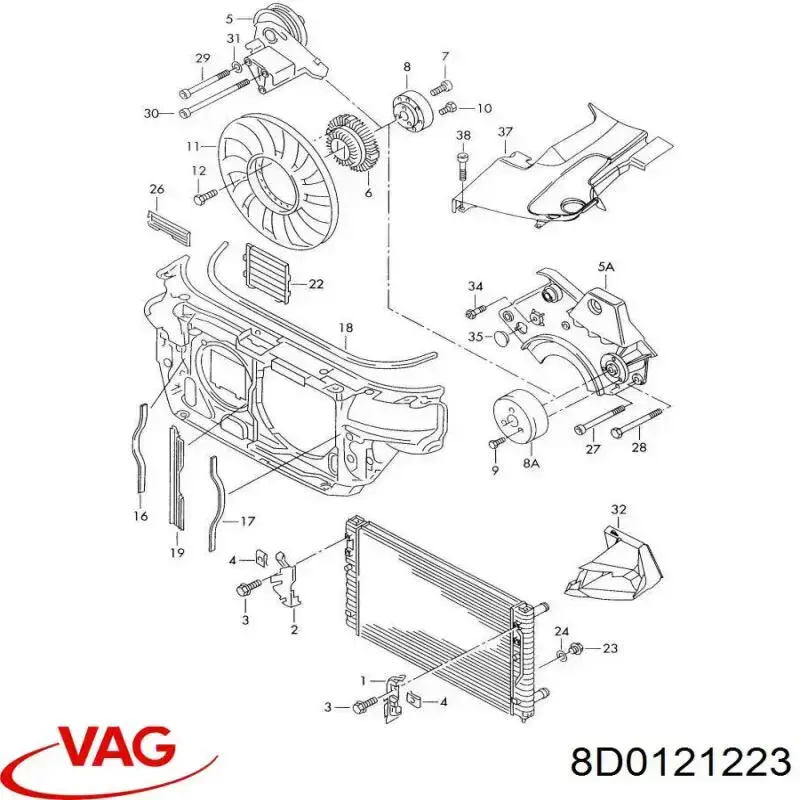 8D0121223 VAG 