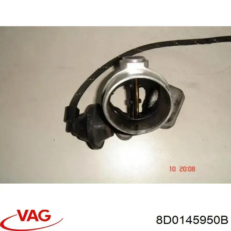 8D0145950B VAG válvula de borboleta montada