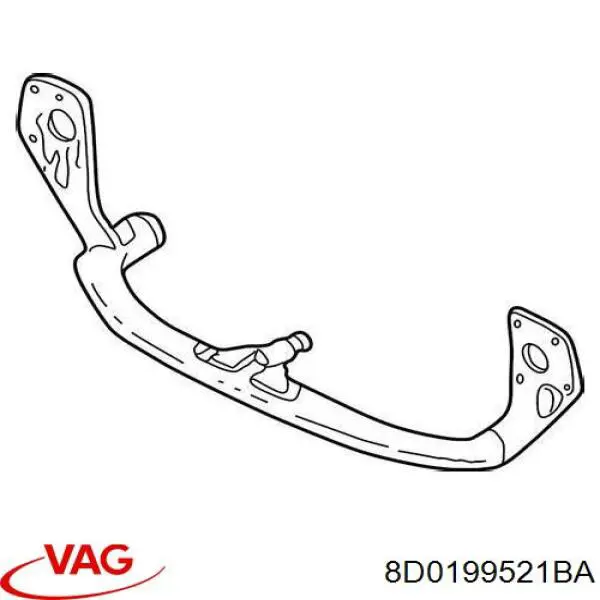 Купить 8D0199521BA VAG Телевизор нижний