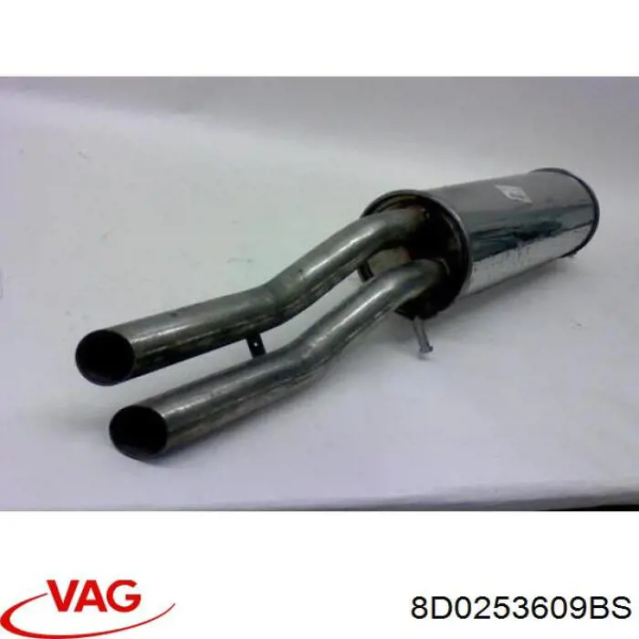 8D0253609BS VAG Выхлопная труба
