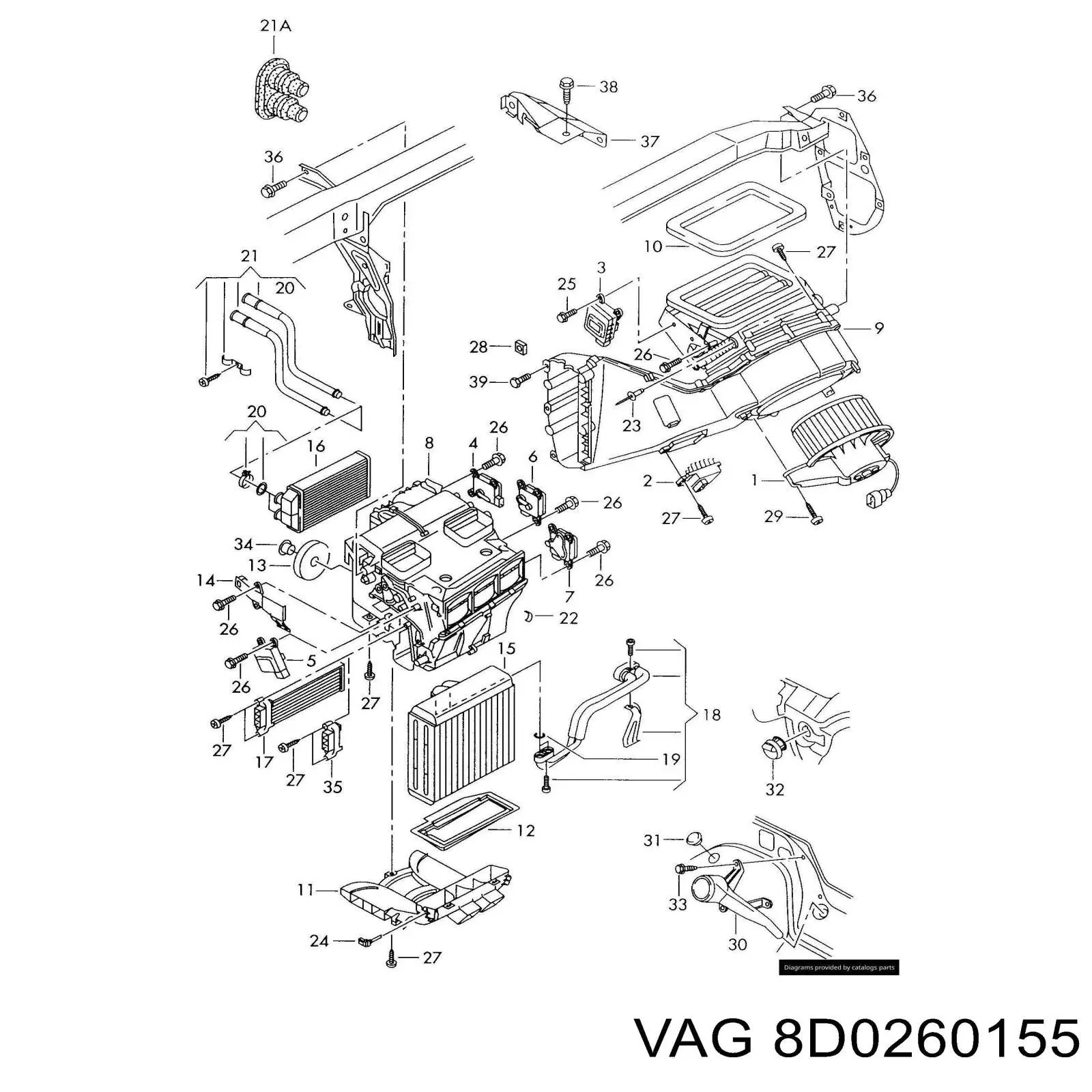  VAG 8D0260155 цена, от 49.11 USD