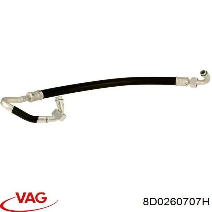 8D0260707H VAG Шланг кондиционера, от осушителя к компрессору