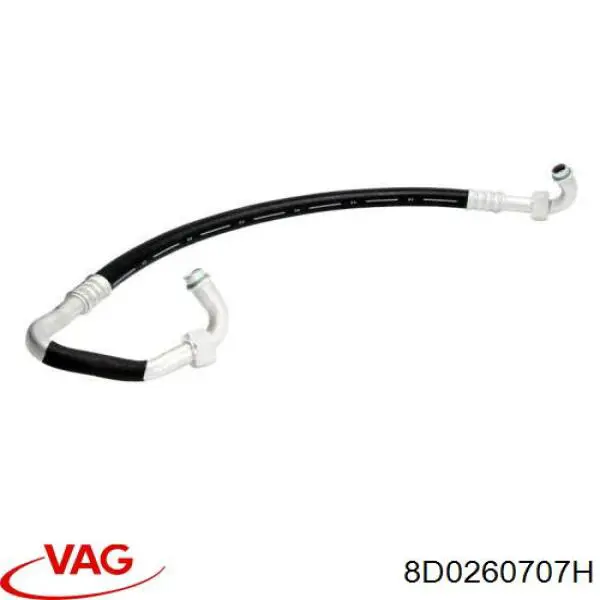 Шланг кондиционера, от осушителя к компрессору VAG 8D0260707H цена, от 20.91 USD