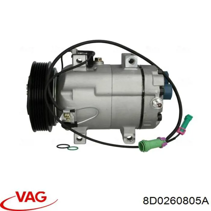 8D0260805A VAG compressor de aparelho de ar condicionado