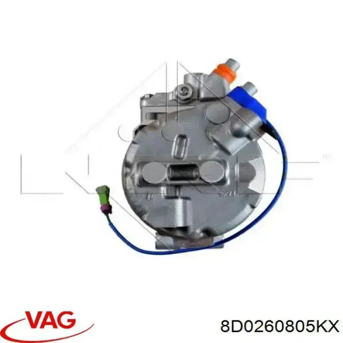 Компрессор кондиционера 8D0260805KX VAG