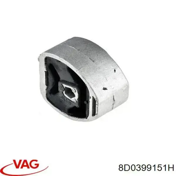 Купить 8D0399151H VAG Подушка трансмиссии (опора коробки передач) левая