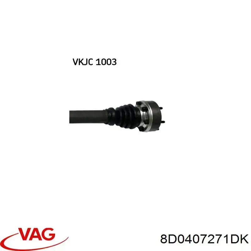 Привод передний левый VAG 8D0407271DK цена, от 67.68 USD