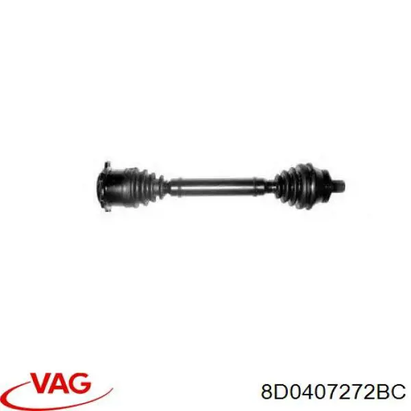 8D0407271BP VAG Полуось передняя, правая