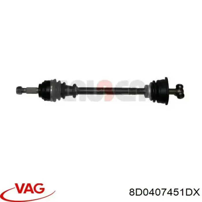 Привод передний левый VAG 8D0407451DX цена, от 76.33 USD