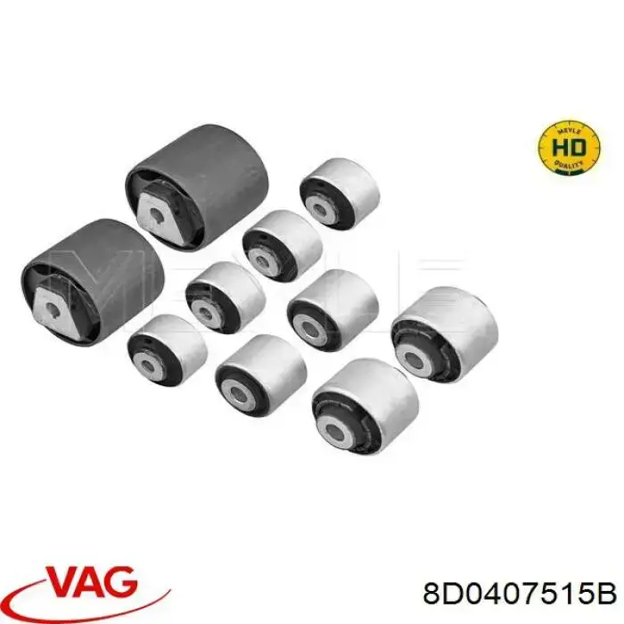 Купить 8D0407515B VAG Сайлентблок переднего верхнего рычага