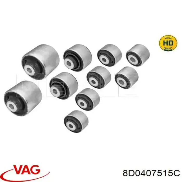 8D0407515C VAG Сайлентблок верхней передней подвески
