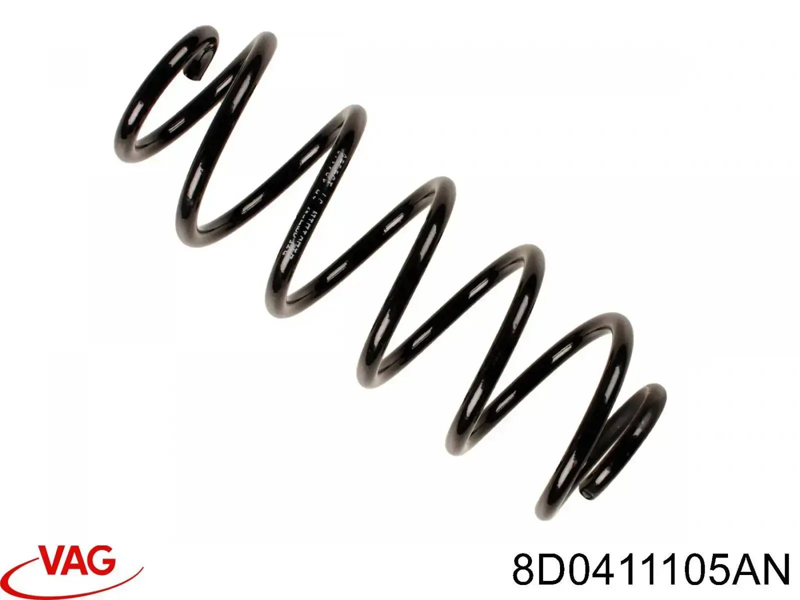 Пружина амортизатора передняя VAG 8D0411105AN цена, от 31.67 USD