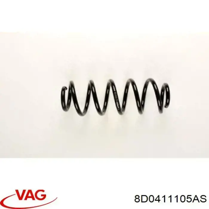 Пружина амортизатора передняя VAG 8D0411105AS цена, от 19.66 USD