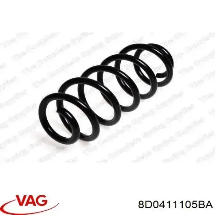 Пружина амортизатора передняя VAG 8D0411105BA цена, от 38.72 USD