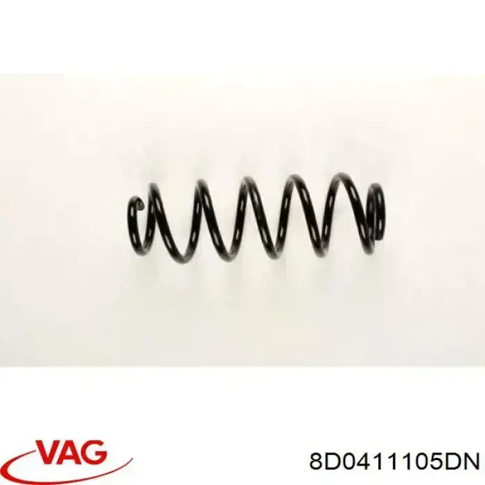 Пружина амортизатора передняя VAG 8D0411105DN цена, от 30.64 USD