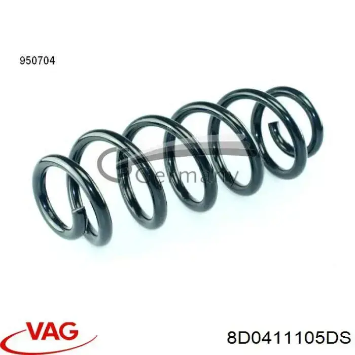 Пружина амортизатора передняя VAG 8D0411105DS цена, от 43.84 USD