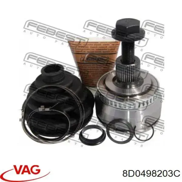 Пыльник ШРУСа передней полуоси наружный VAG 8D0498203C