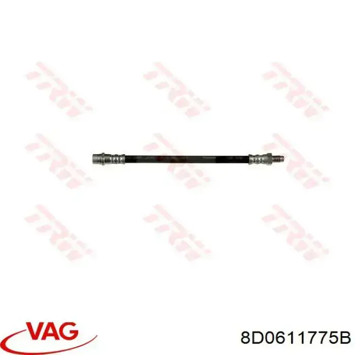 Задний тормозной шланг 8D0611775B VAG