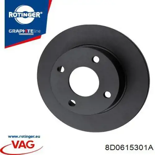 Тормоз дисковый передний VAG 8D0615301A цена, от 19.00 USD
