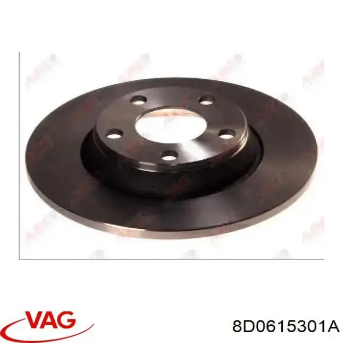 Тормоз дисковый передний VAG 8D0615301A цена, от 19.00 USD