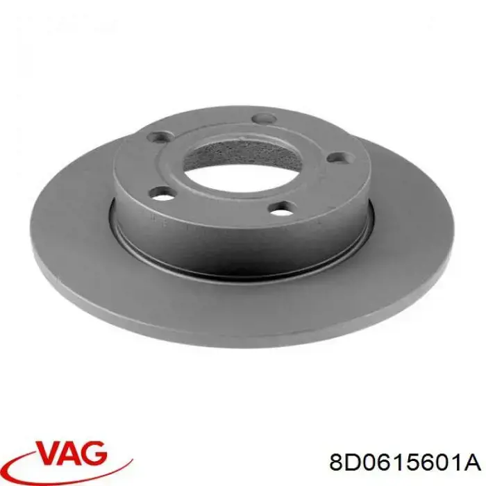8D0615601A VAG диск тормозной задний