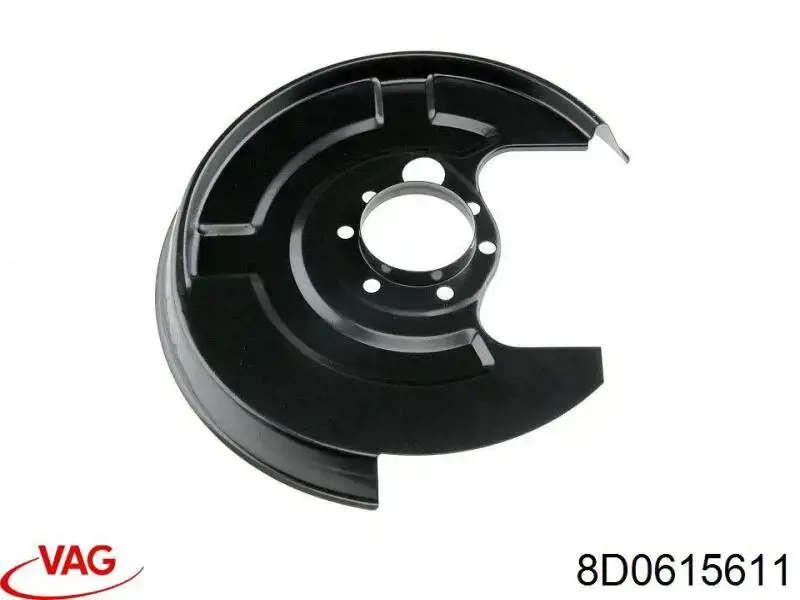 8D0615611 VAG защита тормозного диска заднего левая
