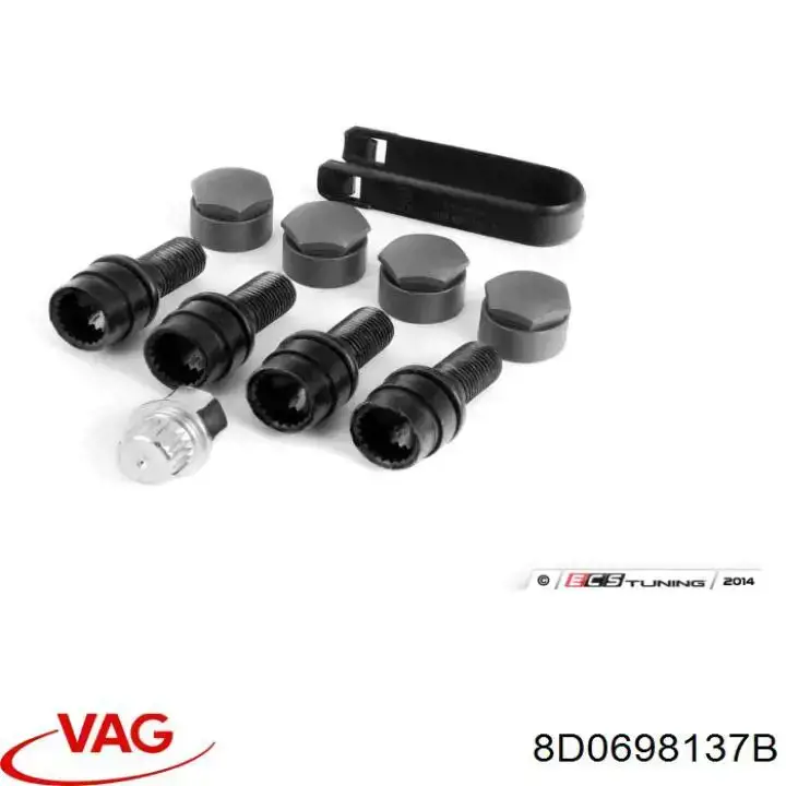 8D0698137B VAG Болты колесные