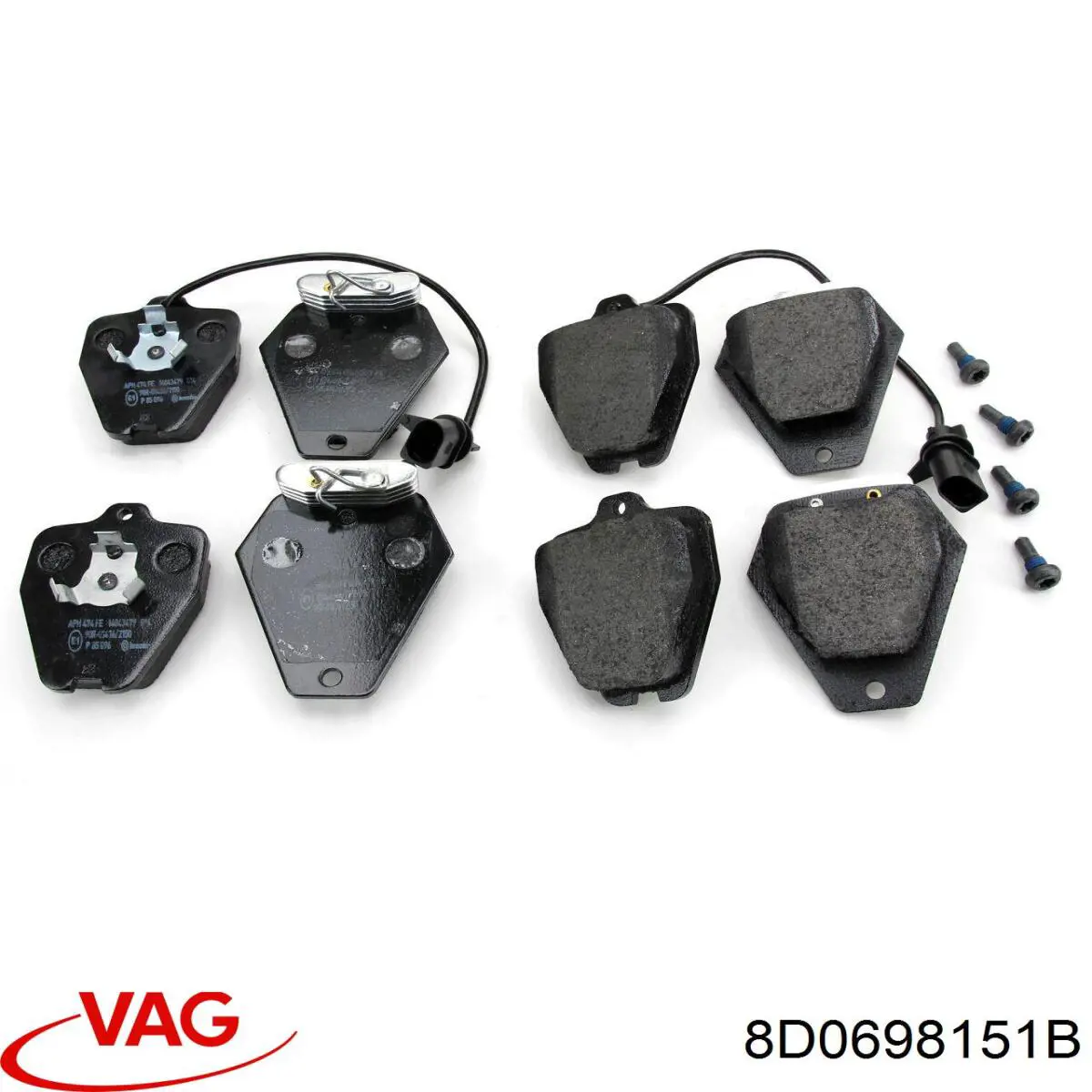 Тормозные колодки VAG 8D0698151B