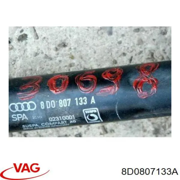 Купить 8D0807133A VAG Крепление бампера