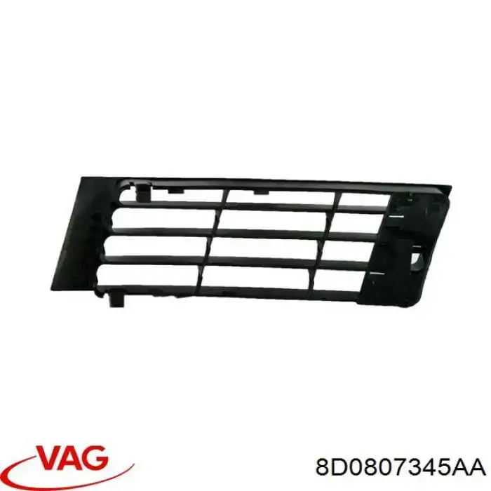8D0807345AA VAG Решетка бампера переднего левая