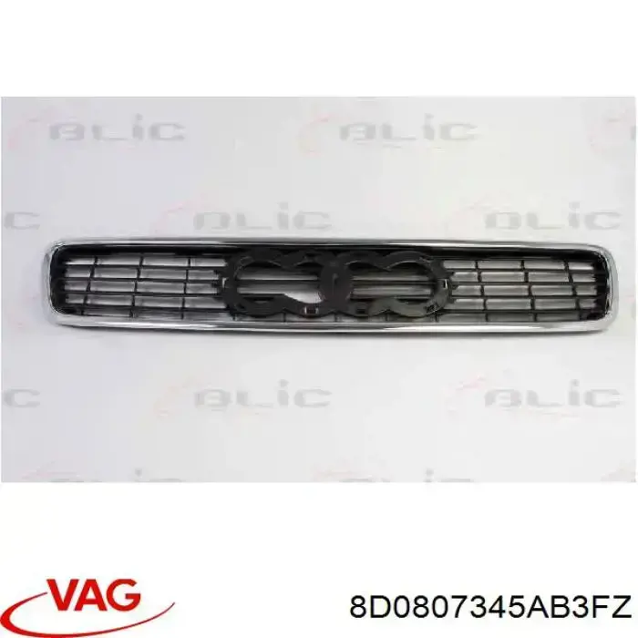 Решетка переднего бампера, левая VAG 8D0807345AB3FZ цена, от 9.49 USD