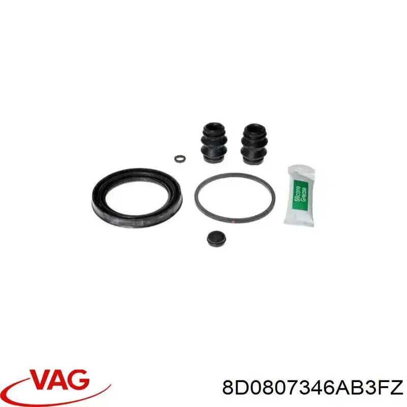 Решетка бампера переднего правая VAG 8D0807346AB3FZ