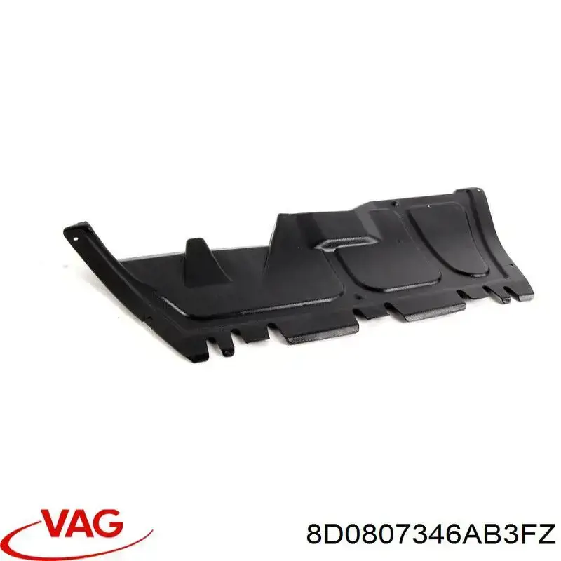 8D0807346AB3FZ VAG Правая решетка переднего бампера