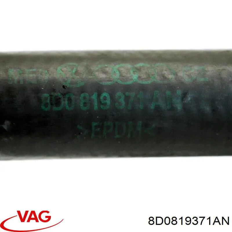 Купить 8D0819371AN VAG Шланг радиатора отопителя/печки, сдвоенный