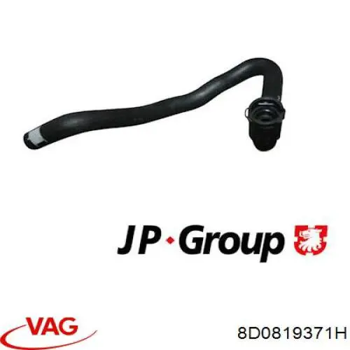 8D0819371H VAG Шланг радиатора печки