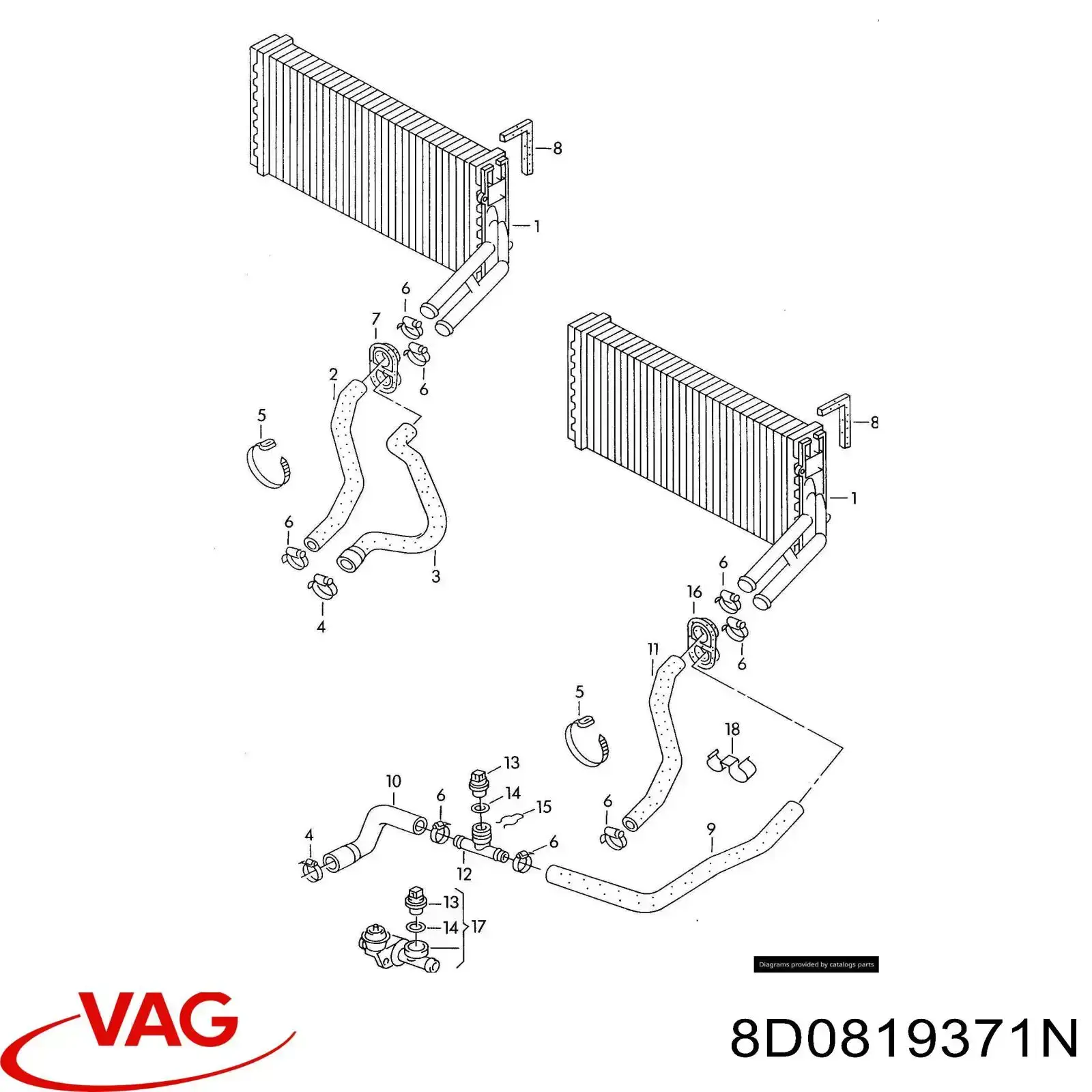 Купить 8D0819371N VAG 