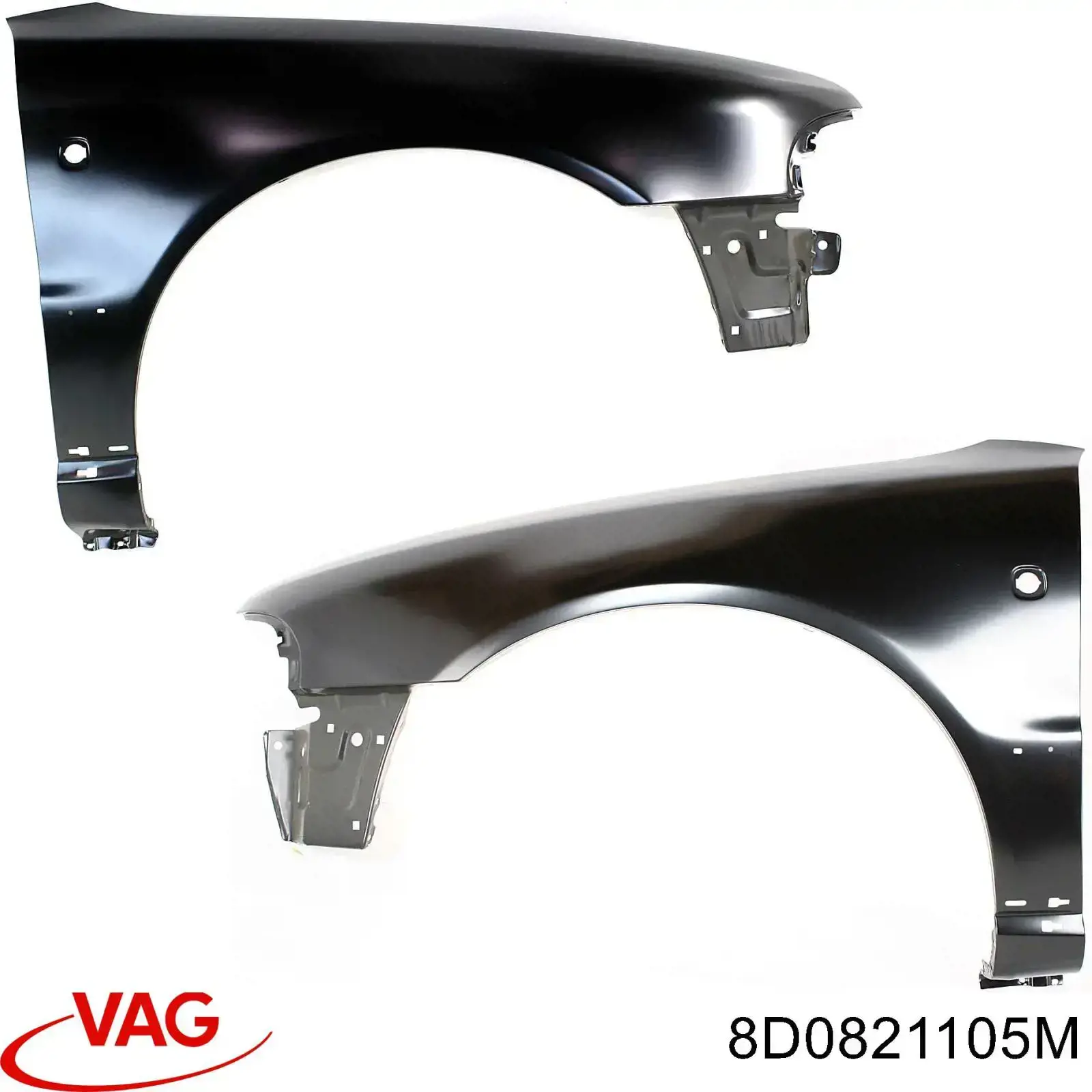 Купить 8D0821105M VAG Крыло переднее левое